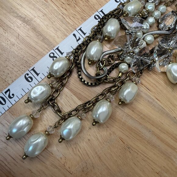 Silpada K&R Collection "Practical Pearls" Convertible Multi-Strand Necklace With - Picture 10 of 13